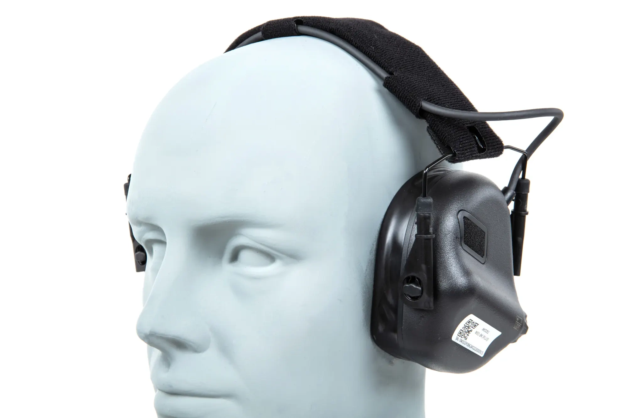 Protección auditiva Earmor M31 Plus en color negro