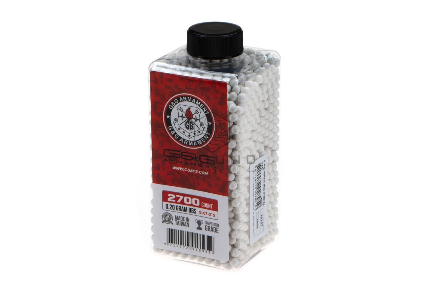 Bolas G&G 0,20 g · 2.700 unidades · Perfect
