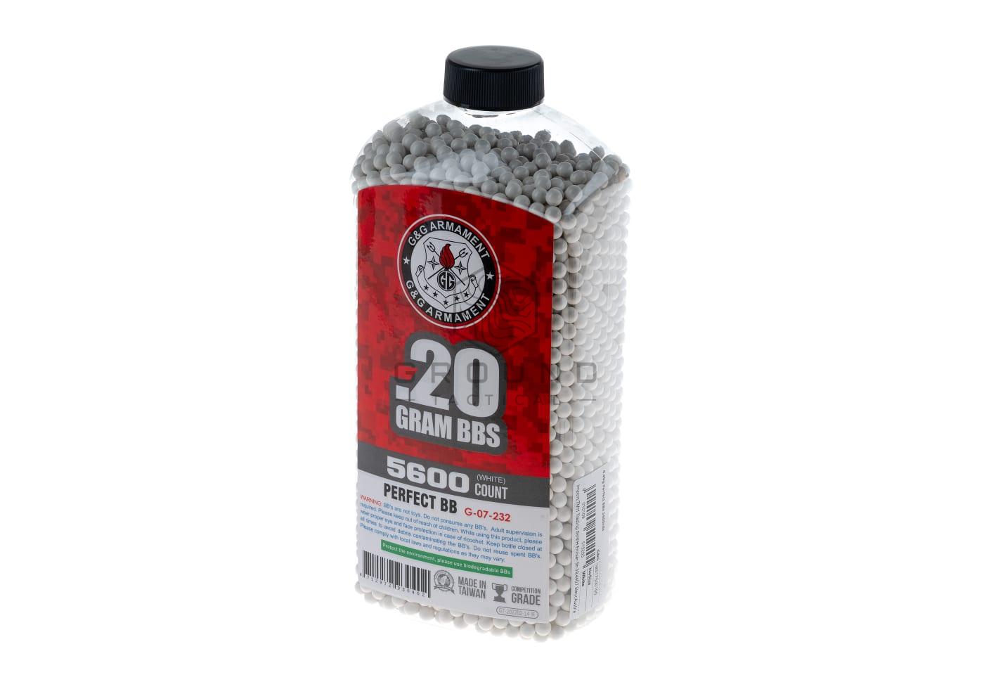 Bolas G&G 0,20 g · 5.600 unidades · Perfect