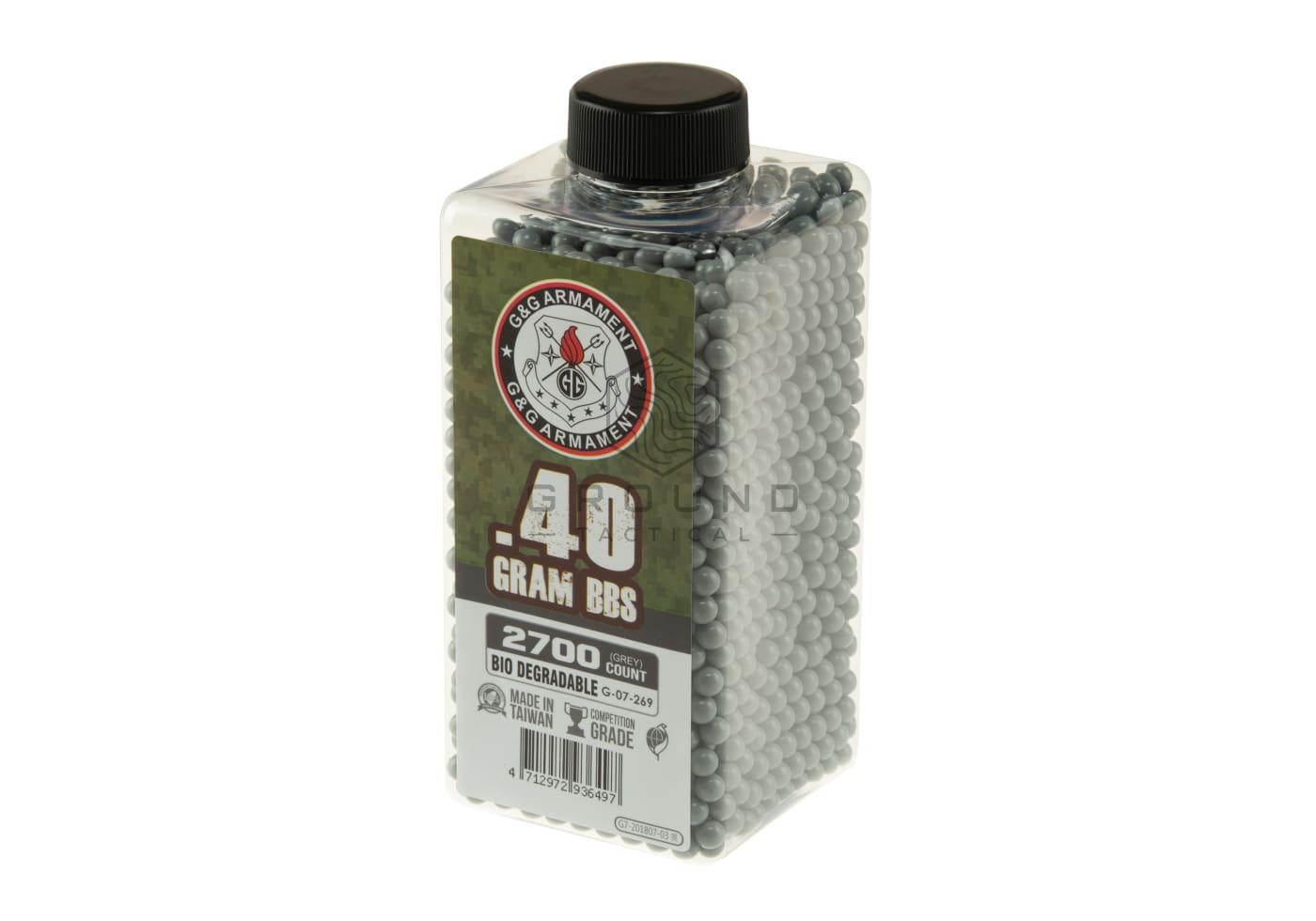 Bolas bio G&G 0,40 g · 2.700 unidades · Precision
