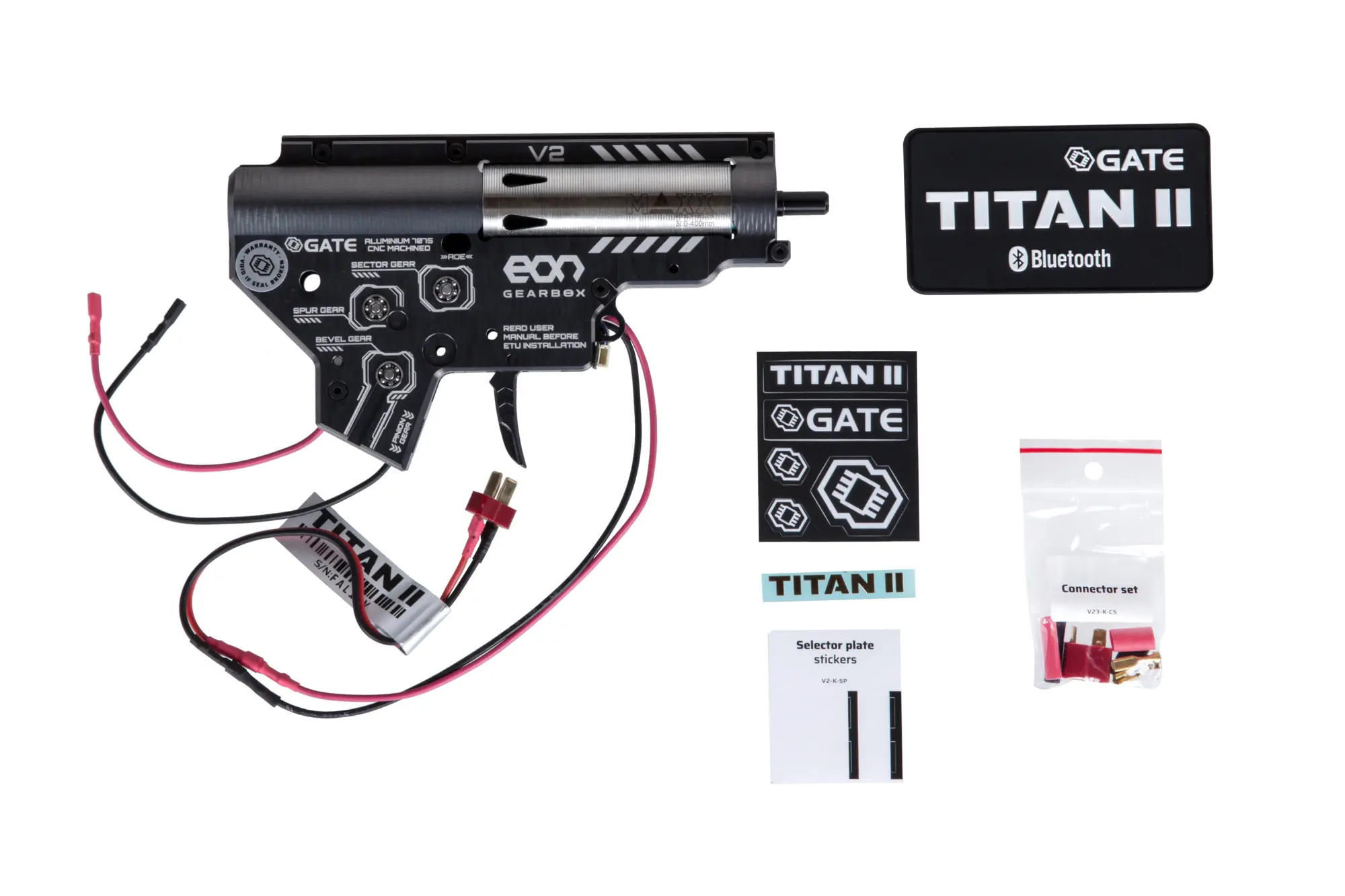 Complete Gearbox GATE EON V2 (SSG) con integrated TITAN II Bluetooth® chip (Front Wired) — Estándar