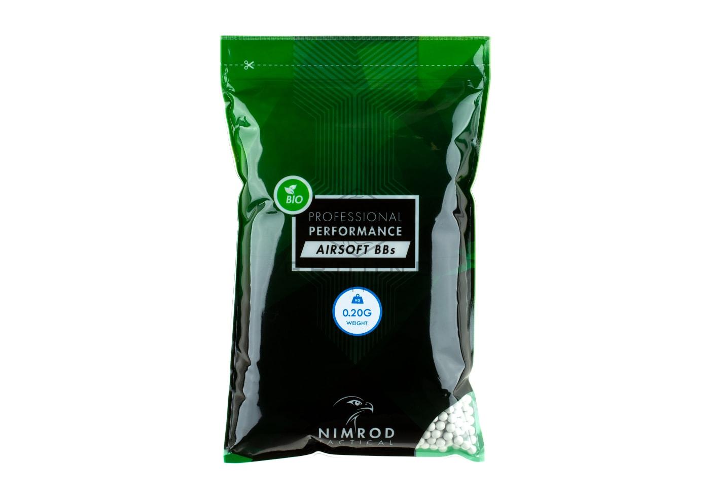 Bolas bio Nimrod 0,20 g · 5.000 unidades · Professional Performance