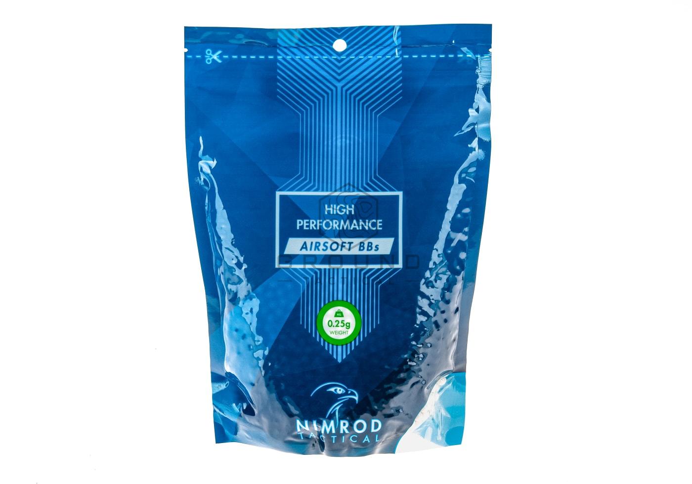 Bolas Nimrod 0,25 g · 4.000 unidades · High Performance