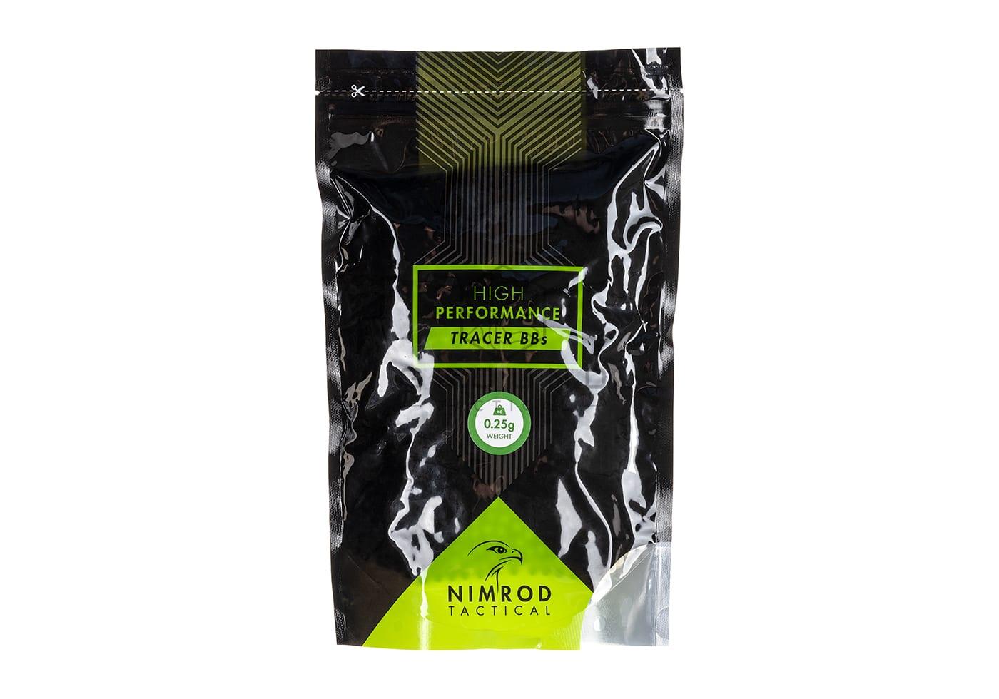 Bolas trazadoras Nimrod 0,25 g · 4.000 unidades · High Performance