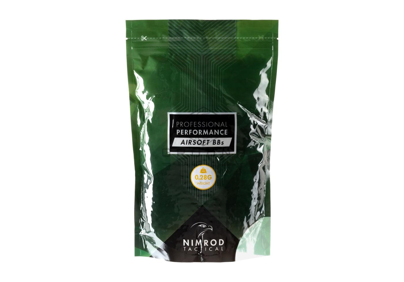 Bolas Nimrod 0,28 g · 3.570 unidades · Professional Performance