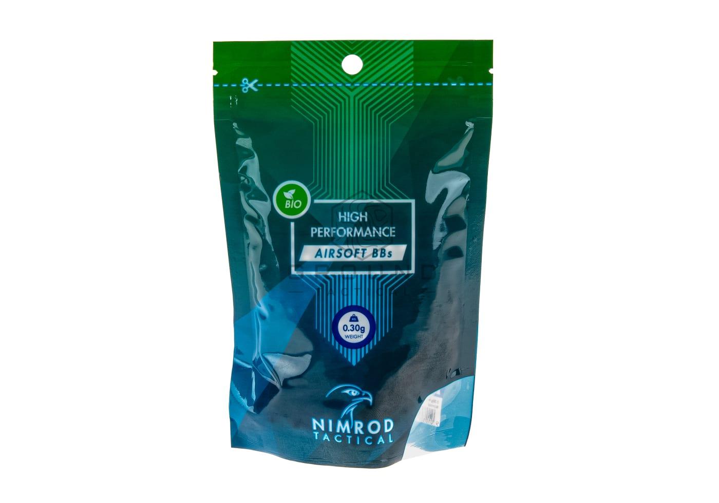 Bolas bio Nimrod 0,30 g · 1.000 unidades · High Performance