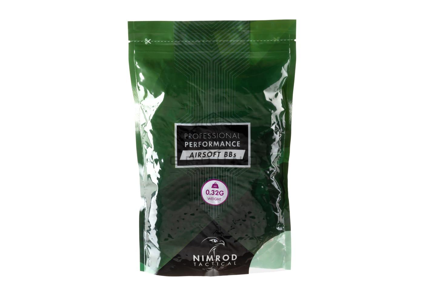 Bolas Nimrod 0,32 g · 3.125 unidades · Professional Performance
