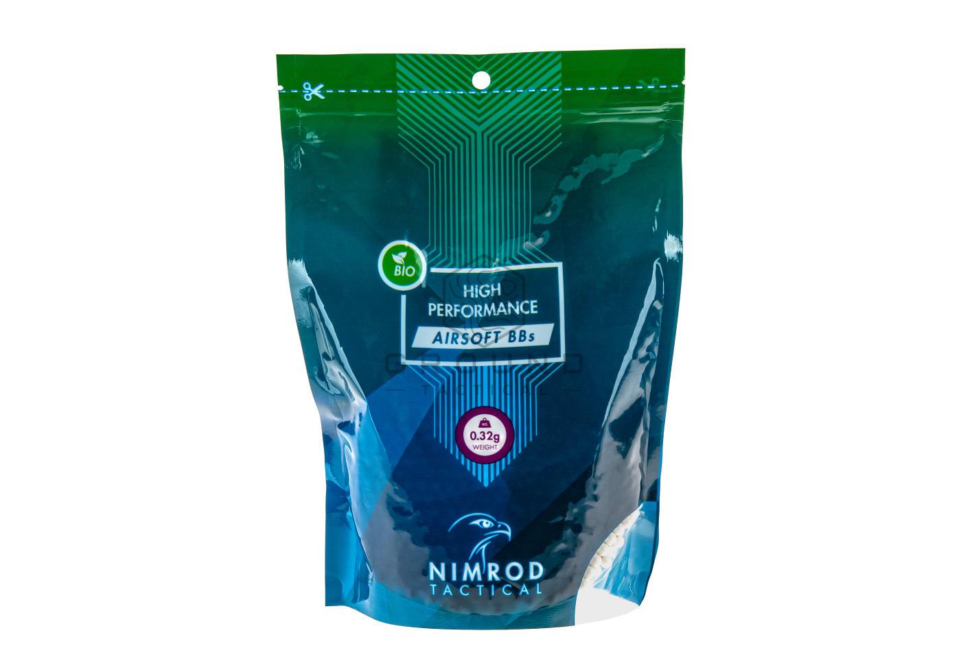 Bolas bio Nimrod 0,32 g · 3.125 unidades · High Performance