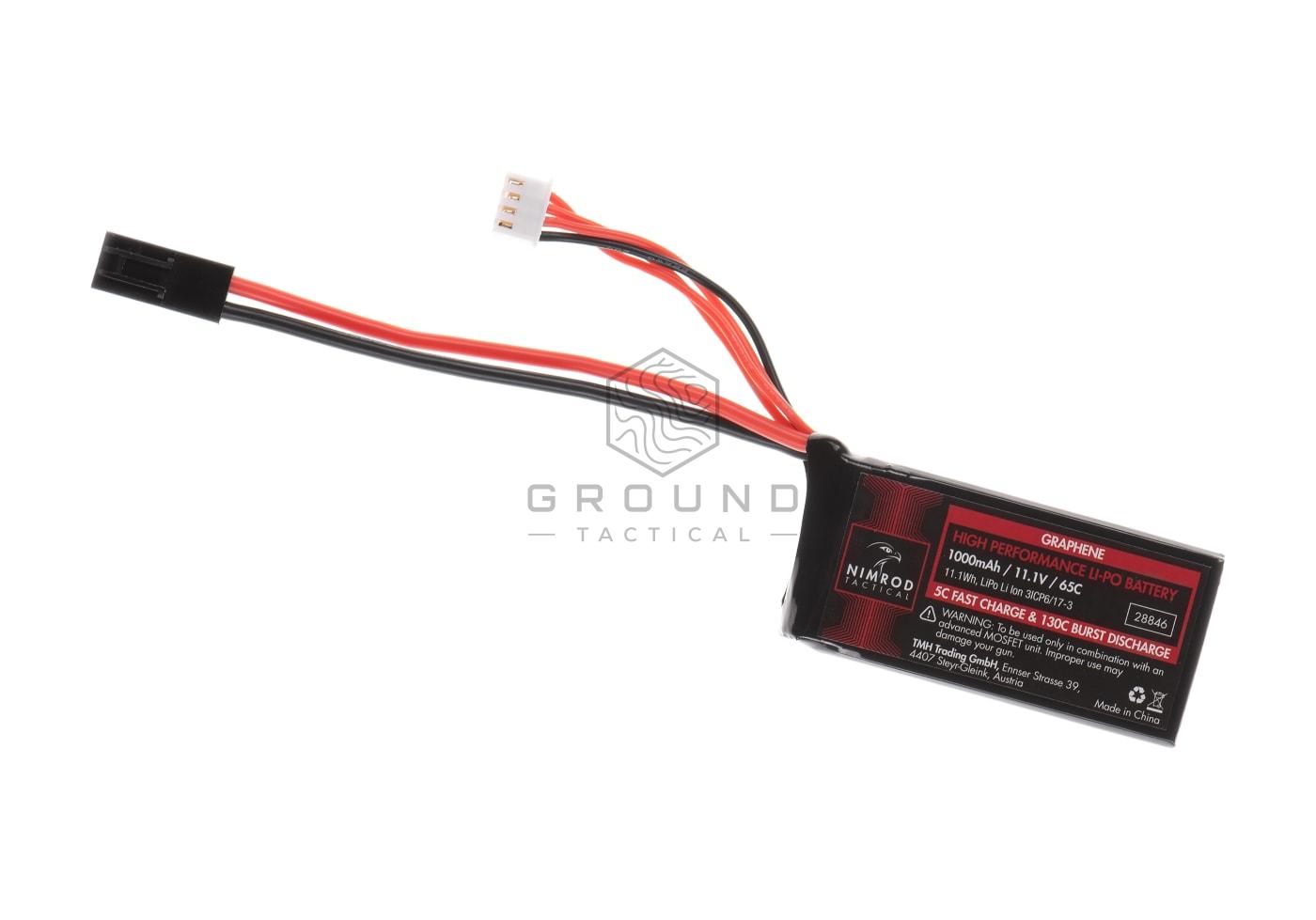 Batería Nimrod LiPo 11,1 V 1000 mAh 65C grafeno formato PEQ