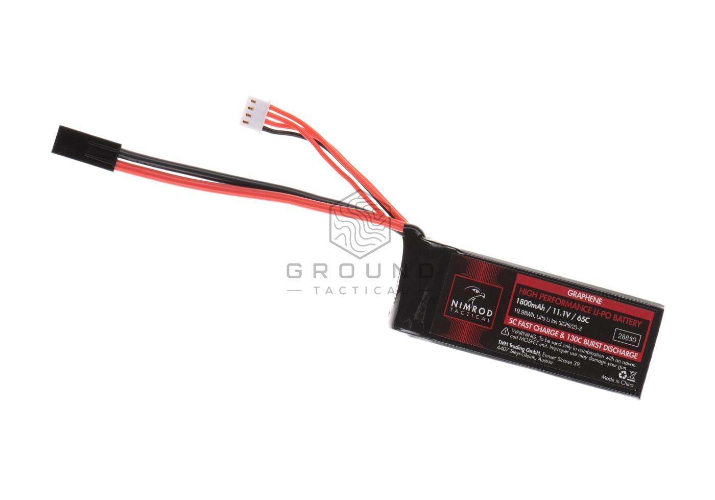 Batería Nimrod LiPo 11,1 V 1800 mAh 65C grafeno