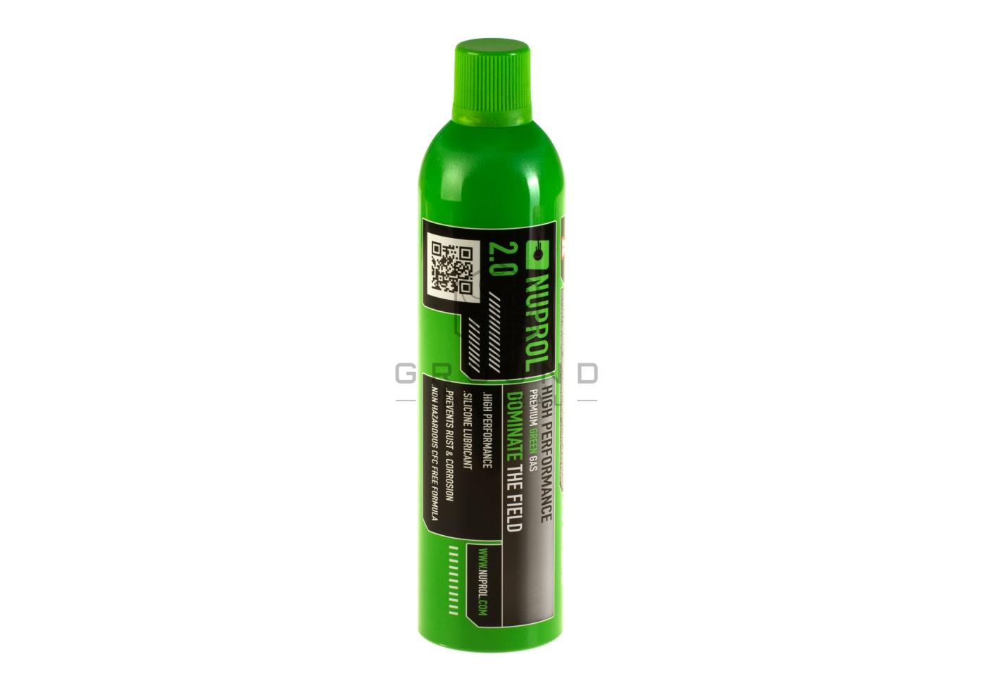 Gas Nuprol NP 2.0 Premium 600 ml · verde