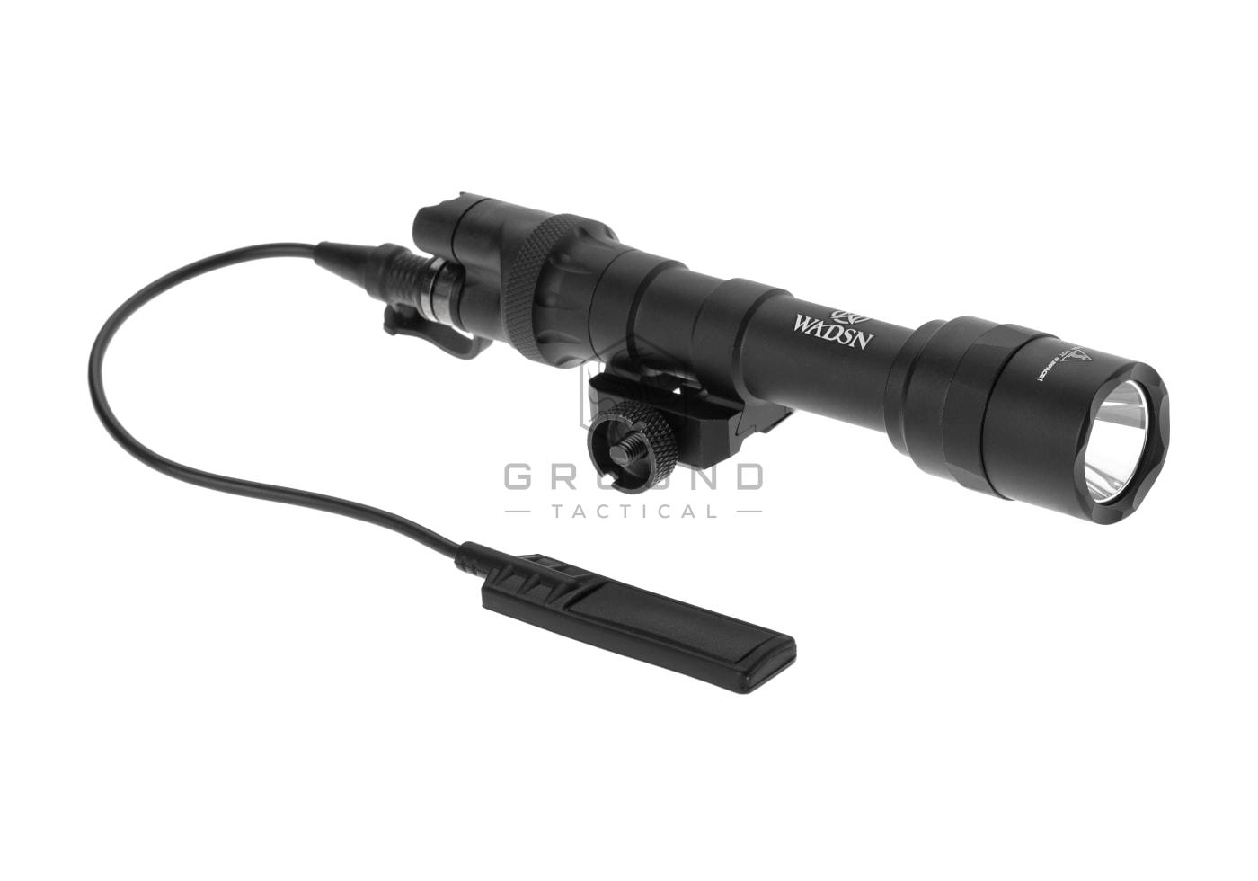 Linterna WADSN M600U Scout con interruptor doble IR LED · negro